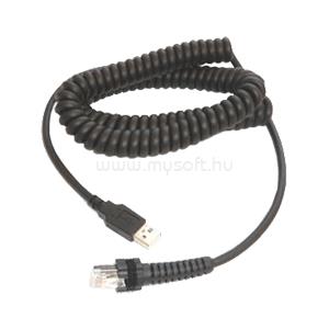 DATALOGIC CAB-467 CABLE USB TYPE A COILED FULL SP 3.6M
