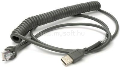 DATALOGIC CAB-524 CABLE USB TYPE A POT COILED 2.4M