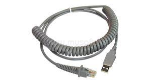 DATALOGIC CABLE USB TYP A 4.5M COILED FOR GRYPHON I