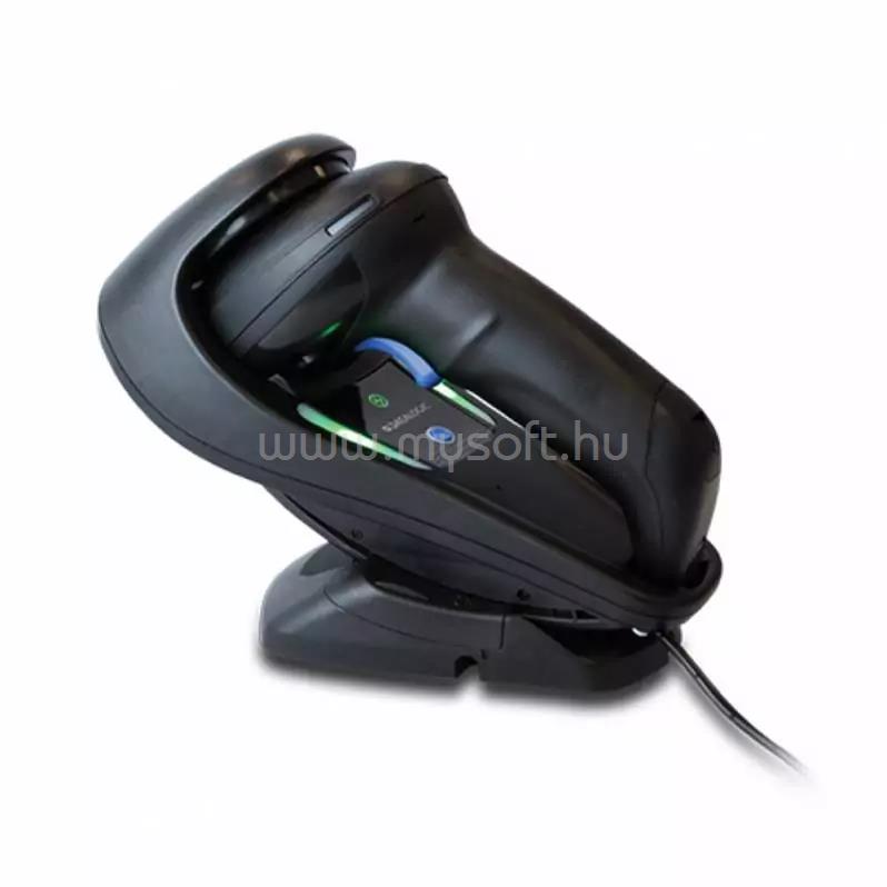 DATALOGIC GRYPHON GM4500 vezeték nélküli vonalkódolvasó, 2D, USB-s dokkoló (fekete)