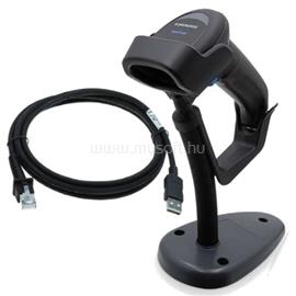 DATALOGIC QuickScan QD2590, Kit, 2D Mpixel Imager, USB/RS-232 Multi-Interface, Black (Kit includes Scanner, USB Cable 90A052258 and Stand STD-AUTO-QD25-BK) QD2590-BKK1B small