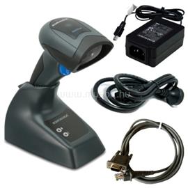 DATALOGIC QuickScan QBT2131, Bluetooth, Kit, RS-232, Linear Imager, Black (Kit inc. Imager, Base Station and 90G000008 RS-232 Cable, 8-0935 Power Supply and 6003-0940 EU Line Cord.) QBT2131-BK-BTK2 small