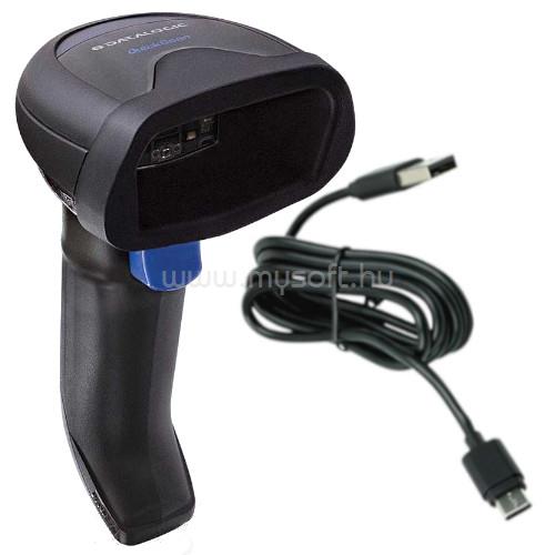 DATALOGIC QuickScan QBT2500, Bluetooth, Kit, USB, 2D MP Imager, Black (Kit includes Scanner and USB-C Cable)