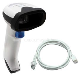 DATALOGIC QuickScan QD2590, Kit, 2D Mpixel Imager, USB/RS-232 Multi-Interface, White (Kit includes Scanner and USB Cable 90A052278) QD2590-WHK1 small