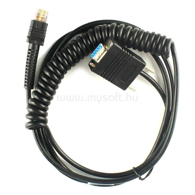 DC/POS ZEBRA CABLE RS232 6IN COILED ROHS COMPLIANT