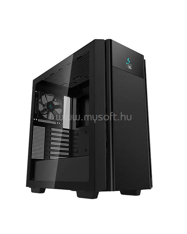 DEEPCOOL R-CH510-BKNSE1-G-1 CH510 MESH DIGITAL Fekete (Táp nélküli) ablakos E-ATX ház