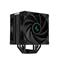 DEEPCOOL AK400 ZERO DARK PLUS CPU hűtő (28 dB; max, 101,02 m3/h; 4pin, 4 db heatpipe, 12cm, PWM) DEEPCOOL_R-AK400-BKNNMD-G-1 small
