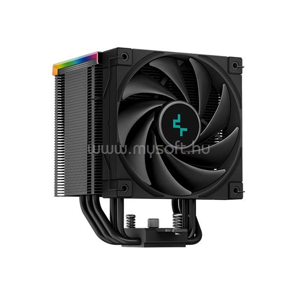 DEEPCOOL AK500 Digital CPU hűtő (28dB; max, 117,21 m3/h; 4pin csatlakozó, 5 db heatpipe, 12cm, PWM, fekete)