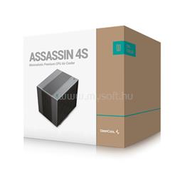 DEEPCOOL ASSASSIN 4S CPU hűtő (max. 20,5dB; max. 104,06 m3/h; 4pin csatlakozó; 7 db heatpipe, 1x14cm, PWM) DEEPCOOL_R-ASN4S-BKGPMN-G small