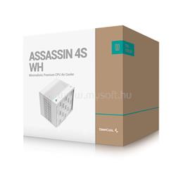 DEEPCOOL ASSASSIN 4S WH CPU hűtő (20,5dB; max. 104,06 m3/h; 4pin csatlakozó; 7 db heatpipe, 1x14cm, PWM, fehér) DEEPCOOL_ASSASSIN_4S_WH small