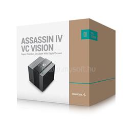 DEEPCOOL ASSASSIN IV VC VISION CPU hűtő (max. 20,5dB; 134,39 m3/h; 4pin, 7 db heatpipe, 1x12cm, 1x14cm, PWM, LED) DEEPCOOL_ASSASSIN_IV_VC_VISION small