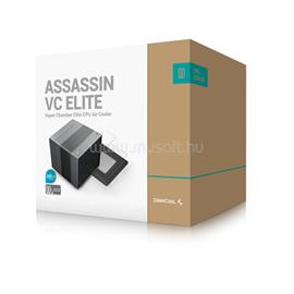 DEEPCOOL ASSASSIN VC ELITE CPU Cooler (max. 20,5dB; 104,06 m3/h; 4pin, 7 db heatpipe, 1x12cm, 1x14cm, PWM) DEEPCOOL_ASSASSIN_VC_ELITE small