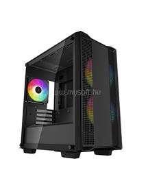 DEEPCOOL CC360 ARGB Fekete (Táp nélküli) ablakos mATX ház DEEPCOOL_R-CC360-BKAPM3-G-1 small