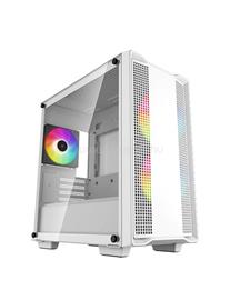 DEEPCOOL CC360 ARGB WH Fehér (Táp nélküli) ablakos mATX ház DEEPCOOL_R-CC360-WHAPM3-G-1 small