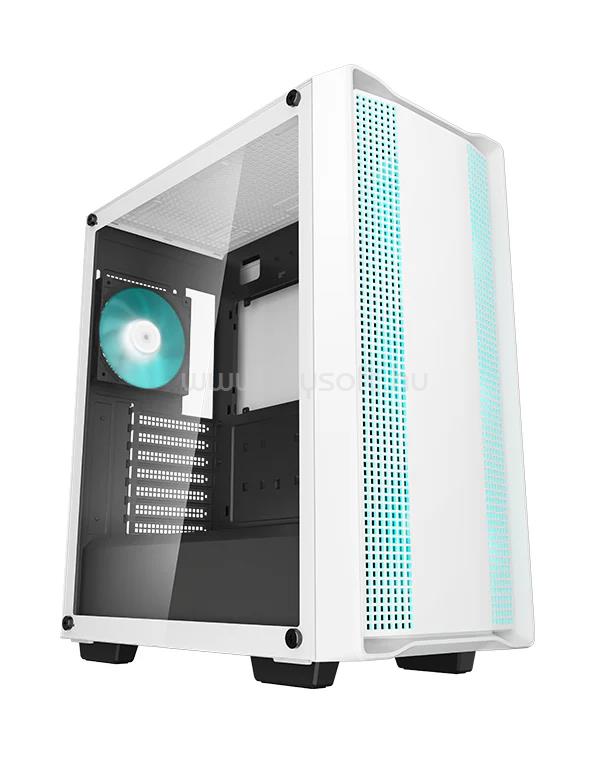 DEEPCOOL CC560 WHITE V2  fehér (táp nélküli) ablakos ATX ház