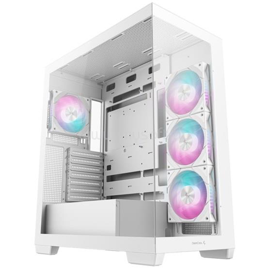 DEEPCOOL CG580 4F WH fehér (táp nélküli) ablakos ATX ház