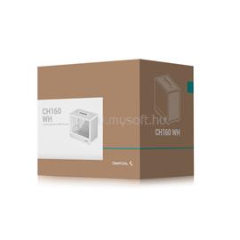 DEEPCOOL CH160 WH fehér (táp nélküli) ablakos Mini-ITX ház DEEPCOOL_R-CH160-WHNGI0-G-1 small