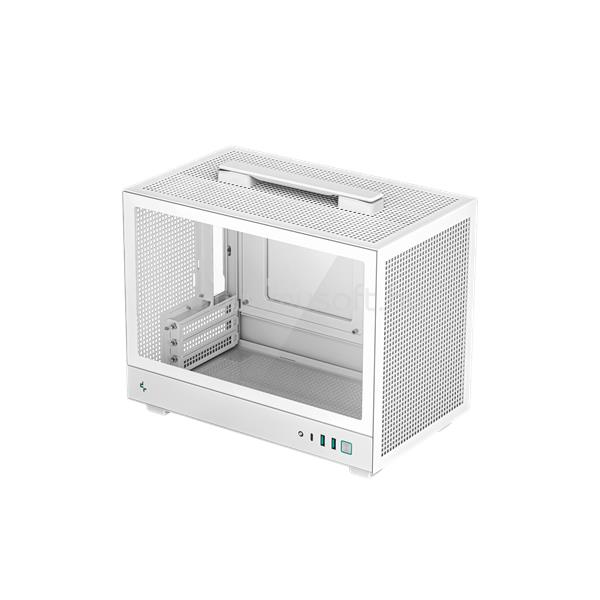 DEEPCOOL CH160 WH fehér (táp nélküli) ablakos Mini-ITX ház