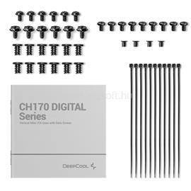 DEEPCOOL CH170 DIGITAL fekete (táp nélküli) Mini-ITX ház DEEPCOOL_R-CH170-BKNPI0D-G-1 small