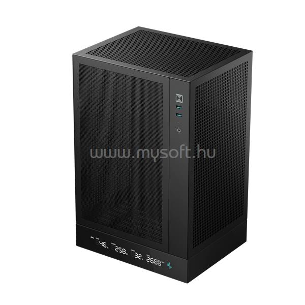 DEEPCOOL CH170 DIGITAL fekete (táp nélküli) Mini-ITX ház