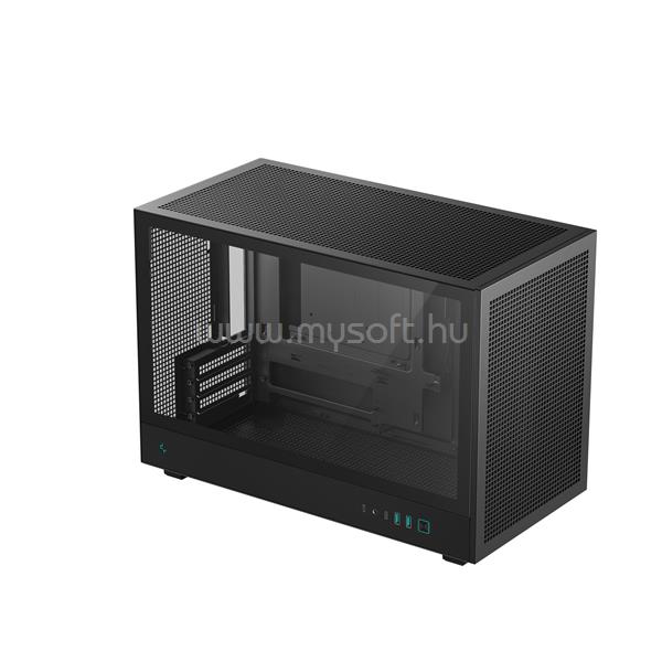 DEEPCOOL CH260 fekete (táp nélküli) ablakos mATX ház