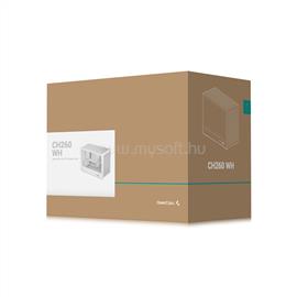 DEEPCOOL CH260 WH fehér (táp nélküli) ablakos mATX ház DEEPCOOL_CH260_WH small