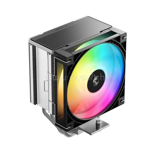 DEEPCOOL CPU Cooler - AG600 ARGB (30,93 dB; max, 116,98 m3/h; 4pin csatlakozó, 6 db heatpipe, 12cm, PWM)