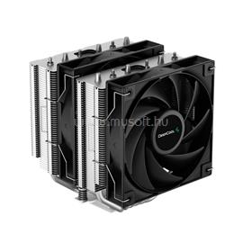 DEEPCOOL CPU Cooler - AG620 (29,4 dB; max, 115,32 m3/h; 4pin csatlakozó, 6 db heatpipe, 12cm, PWM) R-AG620-BKNNMN-G-1 small