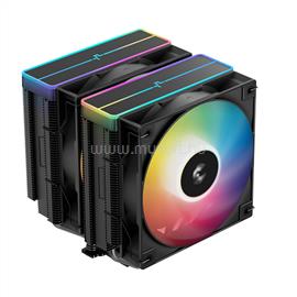 DEEPCOOL CPU Cooler - AG620 BK ARGB V2 (29,4 dB; max, 115,32 m3/h; 4pin csatlakozó, 6 db heatpipe, 12cm, PWM, LED) DEEPCOOL_AG620_BK_ARGB_V2 small