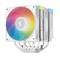 DEEPCOOL CPU Cooler - AG620 WH ARGB V2 (29,4 dB; max, 115,32 m3/h; 4pin csatlakozó, 6 db heatpipe, 12cm, PWM, fehér) DEEPCOOL_AG620_WH_ARGB_V2 small