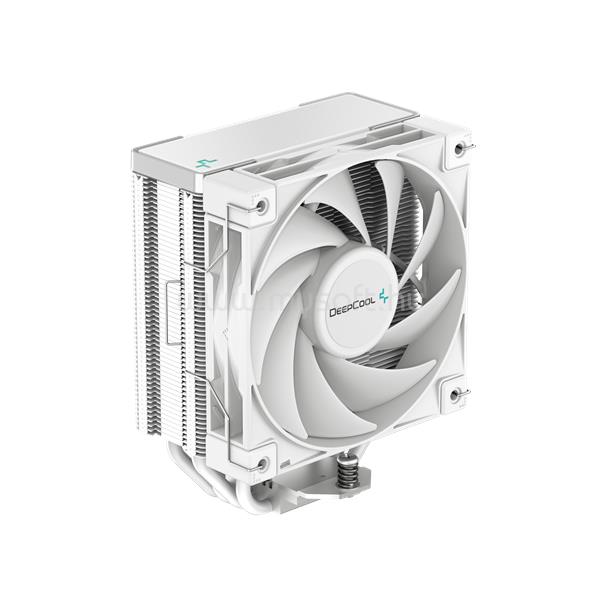 DEEPCOOL CPU Cooler - AK400 WH (29 dB; max, 112,93 m3/h; 4pin csatlakozó, 4 db heatpipe, 12cm, PWM, fehér)