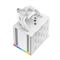DEEPCOOL AK500 Digital WH CPU hűtő (28dB; max, 117,21 m3/h; 4pin csatlakozó, 5 db heatpipe, 12cm, PWM, fehér) DEEPCOOL_AK500_DIGITAL_WH small