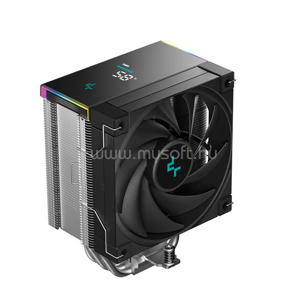 DEEPCOOL CPU Cooler - AK500S DIGITAL SE (28dB; max, 117,21 m3/h; 4pin csatlakozó, 5 db heatpipe, 12cm, PWM)