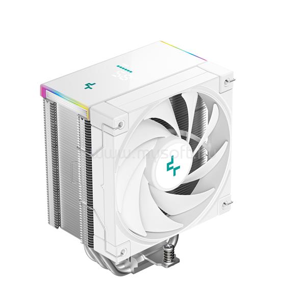 DEEPCOOL CPU Cooler - AK500S DIGITAL SE WH (28dB; max, 117,21 m3/h; 4pin csatlakozó, 5 db heatpipe, 12cm, PWM, fehér)