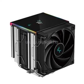 DEEPCOOL AK620 DIGITAL SE CPU hűtő (28 dB; max, 117,21 m3/h; 4pin csatlakozó, 6 db heatpipe, 2x12cm, PWM, RGB) DEEPCOOL_R-AK620-BKADMN-GJD small