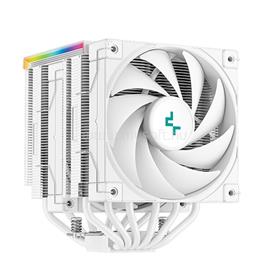 DEEPCOOL CPU Cooler - AK620 Digital WH (28 dB; max, 117,21 m3/h; 4pin csatlakozó, 6 db heatpipe, 2x12cm, PWM, fehér) DEEPCOOL_AK620_DIGITAL_WH small