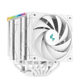 DEEPCOOL AK620 Digital WH CPU hűtő (28 dB; max, 117,21 m3/h; 4pin csatlakozó, 6 db heatpipe, 2x12cm, PWM, fehér) DEEPCOOL_R-AK620-WHADMN-G small