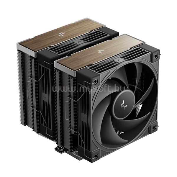 DEEPCOOL CPU Cooler - AK620 G2 (28 dB; max, 98,13 m3/h; 4pin csatlakozó, 6 db heatpipe, 2x12cm, PWM)