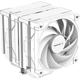 DEEPCOOL CPU Cooler - AK620 WH (28 dB; max, 117,21 m3/h; 4pin csatlakozó, 6 db heatpipe, 2x12cm, PWM) AK620_WH small