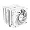 DEEPCOOL CPU Cooler - AK620 WH (28 dB; max, 117,21 m3/h; 4pin csatlakozó, 6 db heatpipe, 2x12cm, PWM) AK620_WH small