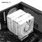 DEEPCOOL CPU Cooler - AK620 WH (28 dB; max, 117,21 m3/h; 4pin csatlakozó, 6 db heatpipe, 2x12cm, PWM) AK620_WH small