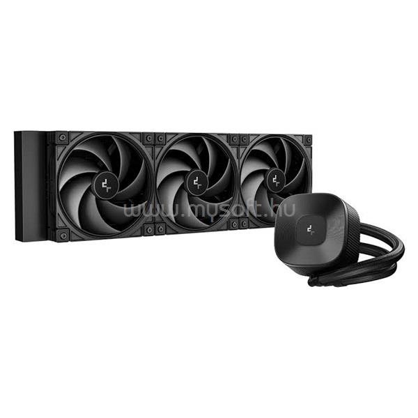 DEEPCOOL CPU Water Cooler - LE360 V2 ZERO DARK (max 31,6dB; max. 128,93 m3/h; 3x12cm)