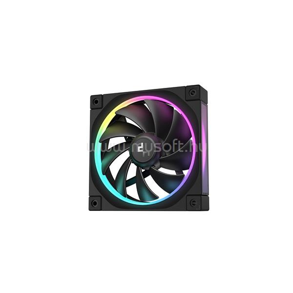 DEEPCOOL FL12 12cm ház hűtő ventilátor (32dB; max.93,44 m3/h; 3pin csatlakozó; hydro bearing, ház hűtésre, PWM)
