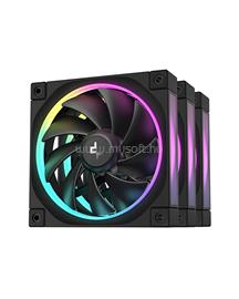 DEEPCOOL FL12 3 IN 1 3x120mm ház hűtő ventilátor (fekete) DEEPCOOL_R-FL12-BKAPN3-G small