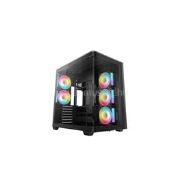 DEEPCOOL Ház ATX CG590U 5F, Tápegység nélkül, fekete, Üvegfalú DEEPCOOL_R-CG590U-BKAGA5-G small