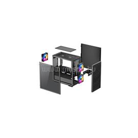 DEEPCOOL MATREXX 40 3FS Fekete (Táp nélküli) ablakos mATX ház DP-MATX-MATREXX40-3FS small