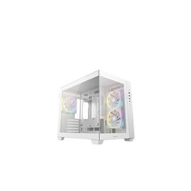 DEEPCOOL Ház Micro ATX CG330 3F WH, Tápegység nélkül, Fehér, Üvegfalú DEEPCOOL_R-CG330-WHNGM3-G small