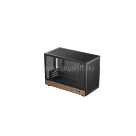 DEEPCOOL Ház Micro-ATX CH260 WOOD, Tápegység nélkül, Fekete, Üvegfalú DEEPCOOL_R-CH260-BKNWM0-G-1 small