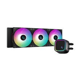 DEEPCOOL LE720 CPU vízhűtés (max 17,8dB; max. 145,86 m3/h; 3x12cm, A-RGB LED) DEEPCOOL_R-LE720-BKAMMN-G-1 small