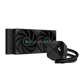 DEEPCOOL LS520S Zero Dark CPU vízhűtés (max 19dB; max. 145,86 m3/h; 2x12cm, A-RGB LED) DEEPCOOL_R-LS520-BKNNMM-G-1 small